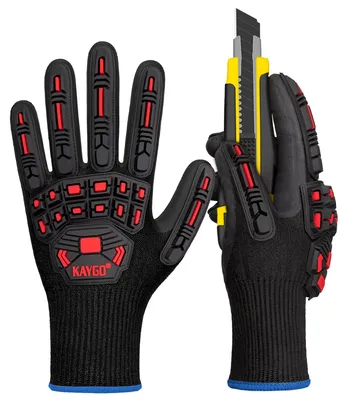 Produktbild von KAYGO Anti Impact Arbeitshandschuhe,TPR Schutz,Schnittfest Level C, KG30NB