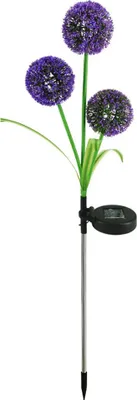 Produktbild von 2er-Pack Solar-Gartenleuchten mit Löwenzahnmotiven für Hof, Rasen, Garten und Gartendekoration