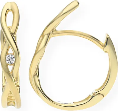 Produktbild von JuwelmaLux Creolen in 333 Gold mit Zirkonia JL20-06-0514