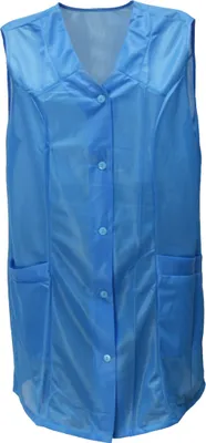 Produktbild von 7/8 Kasack 85 cm Kittel kurz Schürze Dederon Polyester, Größe:44, Modell:Dessin 1