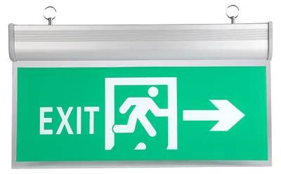 Produktbild von 110–220 V Acryl-LED-Notausgangsschild-Lampe, Evakuierungsanzeigeleuchte