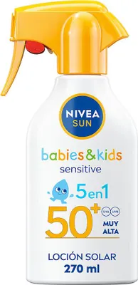 Image de Nivea Spray Solaire Enfants Sensibles Haute Protection Solaire Pour Peaux Sensibles - Nivea