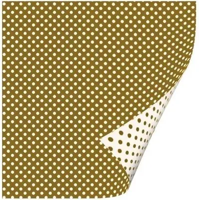 Image de Papier origami, 15x15 cm, 24 feuilles, motifs à pois dorés - Tassotti