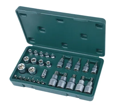 Produktbild von Brüder Mannesmann 29-tlg. Torx Steckschlüssel- und Bit-Set 189/29