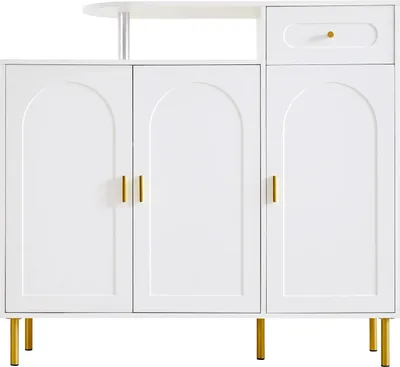 Zdjęcie produktu dla Szafka na buty – przechowywanie butów – 6 szuflad – nowoczesny styl – do samodzielnego montażu – 120×92×35 cm – biała