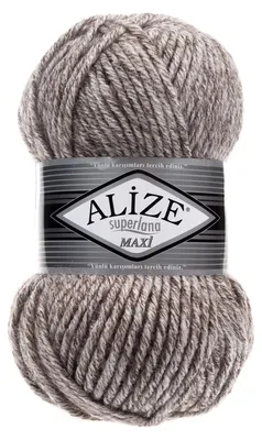 Produktbild von 100g Strickgarn Strickwolle Alize Superlana Maxi 25% Wolle, 100g, Farbwahl