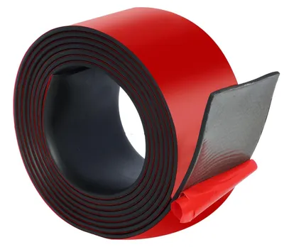 Produktbild von Solidchoice – Selbstklebendes Neopren-Gummiprofil, 80 mm x 1,5 mm x 3 m, für Schutz und Isolierung