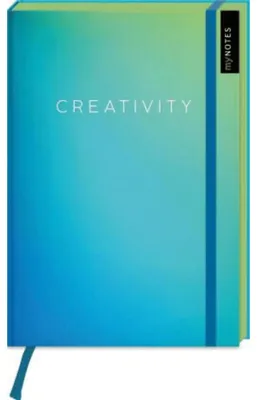 Obrázok produktu pre myNOTES zápisník A5: Kreativita: Zápisník formátu A5, s bodkovaným papierom, stránkovaný. Zápisník s gradientovým dizajnom: ideálny ako denník, plánovač alebo zápisník