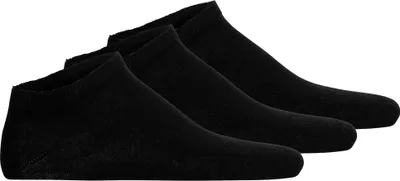 Produktbild von Hudson Uni Sneakersocken, 3er Pack - Easy, Komfortbund, kurze Socken, einfarbig Schwarz 43-46