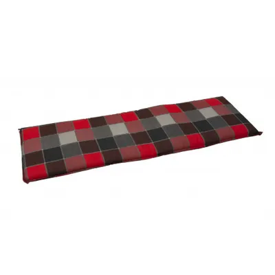 Obrázok produktu pre Podsedák na lavicu Doppler 150x45 cm červený so vzorom