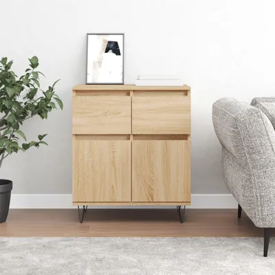 Produktbild von vidaXL Sideboard Sonoma-Eiche 60x35x70 cm Holzwerkstoff