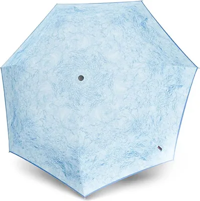 Produktbild von Knirps Taschenregenschirm Regenschirm T.050 Medium Manual Glacier Ice blau