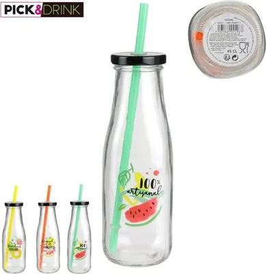 Image de Bouteille Paille 450ml Pick And Drink KA2496