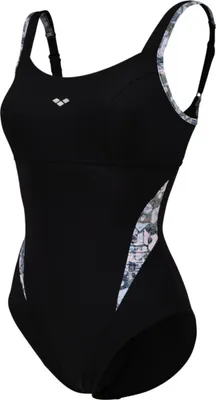 Produktbild von arena Badeanzug Damen BodyLift Chiara mit C-Cup, Farbe:Schwarz, Größe:44