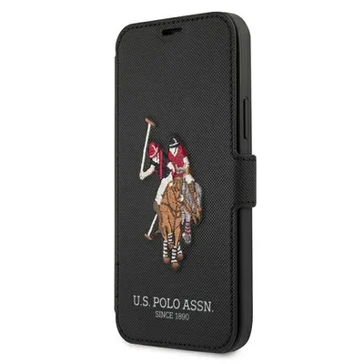Produktbild von Us Polo Usflbkp12Lpugflbk Iphone 12 Pro Max 6,7 Czarny/Schwarz Buch Polo Stickerei Sammlung