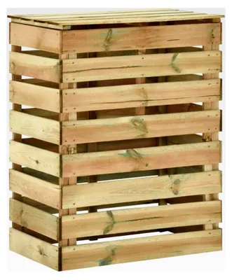 Produktbild von Lattenkomposter 80x50x100 cm Kiefernholz imprägniert