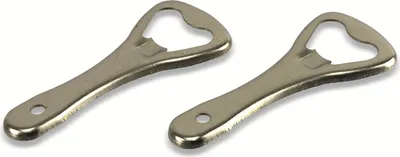 Produktbild von Flaschenöffner, 9 cm, 2er-Set, Metall