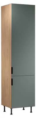 Obrázek produktu pro Potravinová skříň SALERNO - šířka 60 cm, dub / zelená
