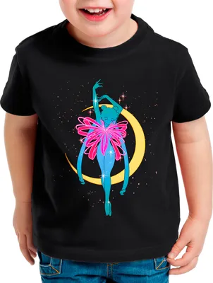Produktbild von BaumwolleCloud Sailor Transformation Kinder T-Shirt anime manga cosplay crystal