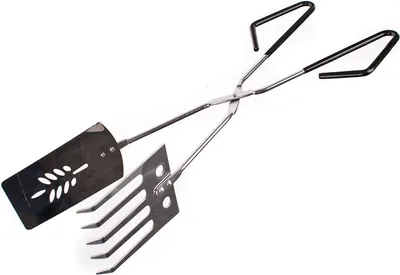 Produktbild von Küchenzange, Chromzange, zum Wenden von Grillgut BBQ 38 cm