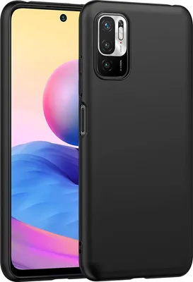 Obrázok produktu pre Silikónové puzdro pre Xiaomi Redmi Note 10 5G Protective Cover Matt Black Backcover Puzdro na mobilný telefón