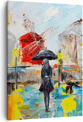 Produktbild von Bild auf Leinwand - Leinwandbild - Einteilig - Frau Bild Öl - 50x70cm - Wand Bild - Wanddeko - Wandbilder - Leinwanddruck - Kunstdruck - Wanddekoration - Leinwand bilder - Wandbild - PA50x70-4974