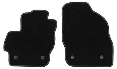 Productafbeelding van Velours voormatten voor Mazda 3 II BL 2008-2013 (hatchback/sedan) – 2-delig, zwart, op maat – Wielganizator BASIC