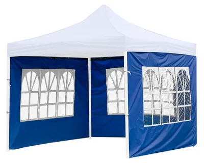 Produktbild von Zeltvorhang mit Fenster, Zeltseitenwand fuer Outdoor-Aktivitaeten, wasserdicht, verschleissfest, UV-bestaendig, abnehmbare Seitenwaende