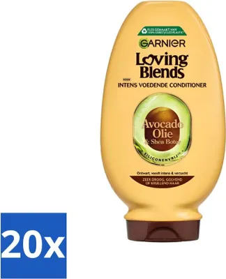 Immagine prodotto di Garnier Loving Blends Balsamo all'olio di avocado e burro di karité 250 ml - Value Pack - 20 pezzi