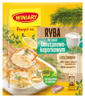 Productafbeelding van WINIARY Instant visgerecht, room-dille smaak, 32 gram