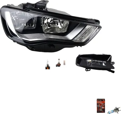 Zdjęcie produktu dla Johns, reflektory + Osram Night Breaker Laser pasują do Audi A3 8V 04/12 - H7 H15 R 8V0941004 8V0941700D