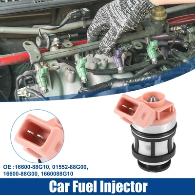 Image de Voiture Carburant Injecteur Buse pour Nissan Hardbody - 1 pcs Argent Ton