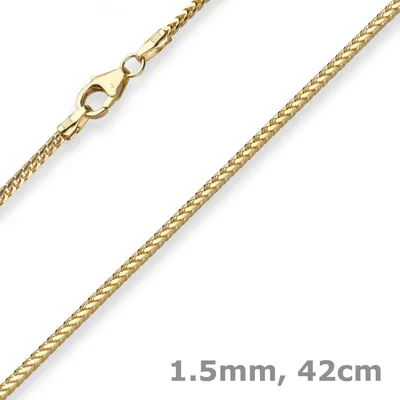 1-5mm-Bingokette-aus-333-Gelbgold-42cm