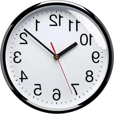 Image de Horloge murale noire de 25 cm, à piles, silencieuse
