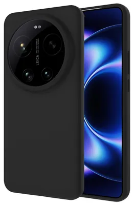 Image de Cazy Coque compatible avec Xiaomi 17 Ultra Coque en Silicone – Coque Flexible – Noir