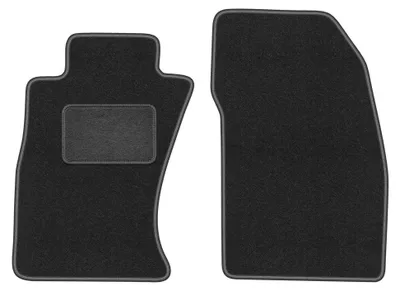 Produktbild von Velours-Fußmatten Vorne für Mitsubishi 3000GT 1994-2001 (Coupé) – 2-tlg, Graphit, passgenau – Wielganizator LUX