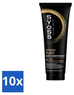 Produktbild von 10 x Syoss Intense Oleo Deep Conditioner - Nährend & Pflegend - 250 ml - Vorteilspackung - 10 Stücke