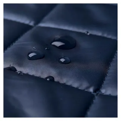 Produktbild von Ultraleichter Steppstoff – Ilja – Wasserabweisend und Wärmend – 6 Farben – pro Meter (Marine)