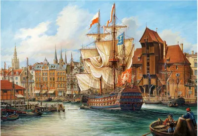 Produktbild von Castorland The Old Gdansk Puzzle 1000 Teile C-102914-2