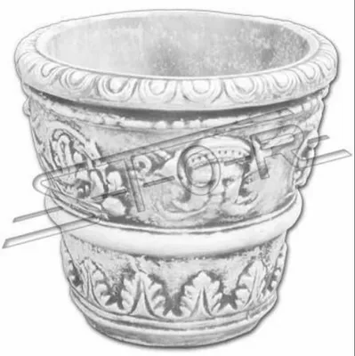 Image de Pot de fleurs Plantation Bac Décoration Figure Pots de fleurs Jardin Vases Récipient 267