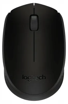 Obrázok produktu pre Logitech M170, myš, 2,4 GHz, optická, bezdrôtová, čierna – pre kanceláriu a domov, dosah až 6 metrov