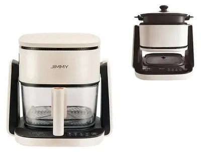 Produktbild von JIMMY AF3, Heißluftfritteuse, 4 l, 50 °C, 220 °C, Einzelbild, Weiß