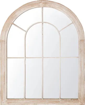 Produktbild von BELIANI Wandspiegel Beige 69 x 89 cm Fensteroptik Elegant Romantisch