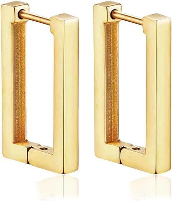 Immagine prodotto di Orecchini per ragazze - Oro e titanio - Design alla moda