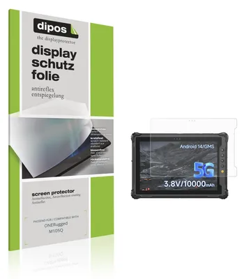 Produktbild von 2x Schutzfolie für ONERugged M105Q matt Displayschutzfolie Folie Display Schutz dipos