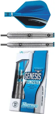 Produktbild von Harrows - Darts Set "Genesis Tungsten" RD854 (24 g) (Blau/Silber)
