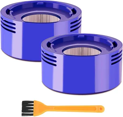 Produktbild von Staubsaugerfilter-Ersatz kompatibel mit Dyson V7, Dyson V8 Animal, V8 Absolute, SV10, SV11 Staubsauger, HEPA-Nachfilter-Set Ersatzfilter Teil Nr. 965661-01 & 967478-01