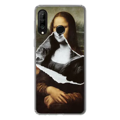 Produktbild von MuchoWow® Handyhülle Schutzhülle Hülle für Huawei P30 Lite Mona Lisa - Da Vinci - Kunst Silikon Softcase Handy Hülle - Handyhülle