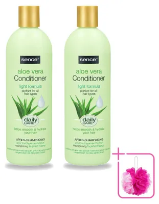 Productafbeelding van 2 x Sence Aloë Vera Conditioner - Hydraterend - 400 ml - Voordeelverpakking - 2 stuks