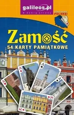Zdjęcie produktu dla Zamość - karty pamiątkowe do gry. 54 karty do gry - Plan